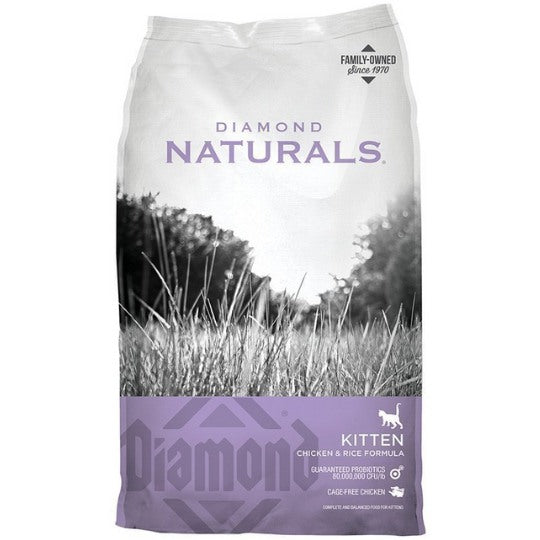 Alimento Para Gatito Diamond Naturals Receta De Pollo Y Arroz