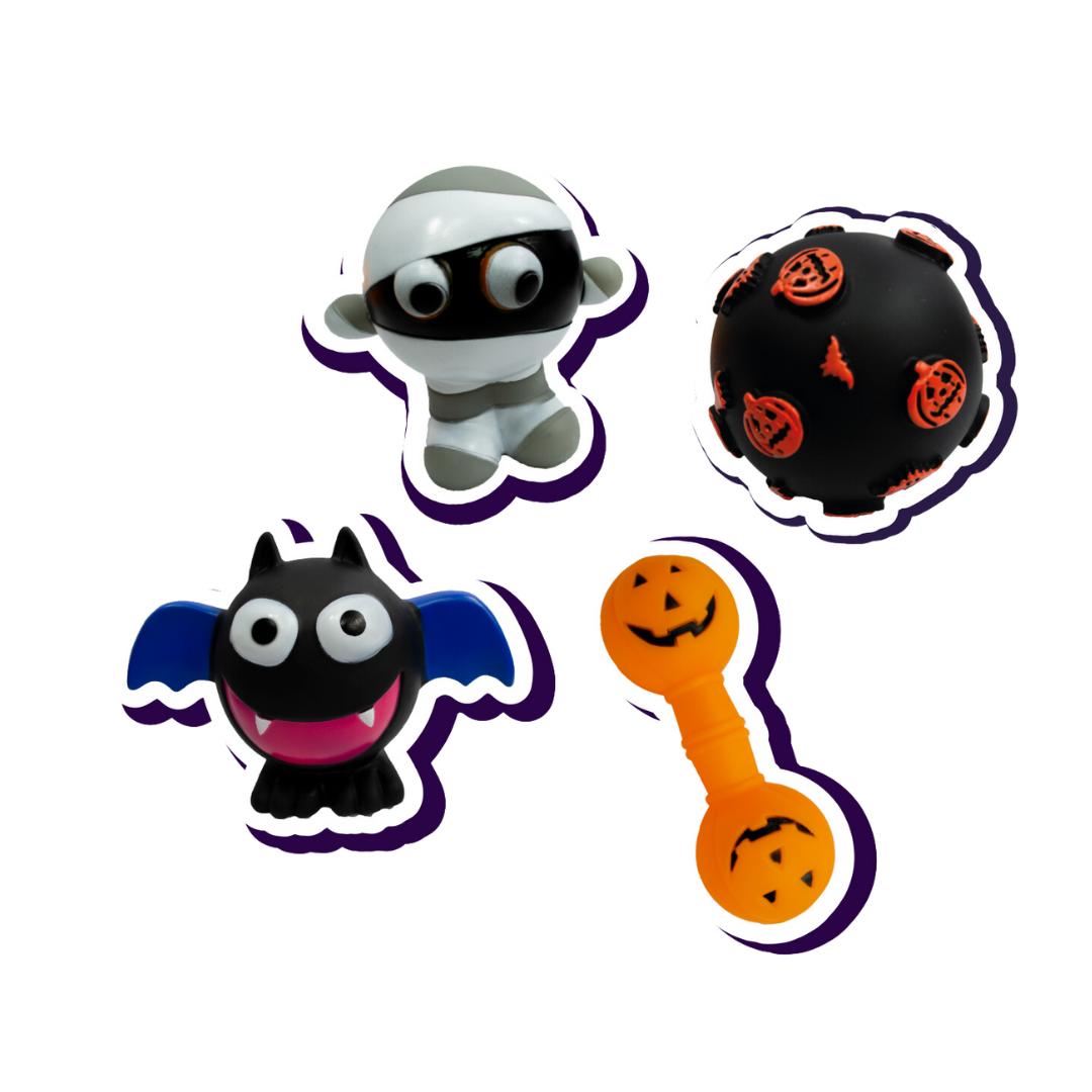 TINNY CHUMS SET 4 pcs VINYL C/SONNY HALLOWEEN