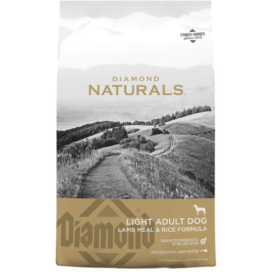Alimento Diamond Naturals Light Para Perro Adulto Sabor A Cordero Y Arroz