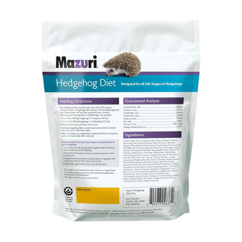 Alimento Mazuri Para Erizo 950 G