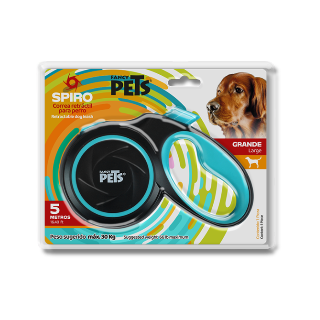 CORREA RETRACTIL SPIRO GD NEGRA