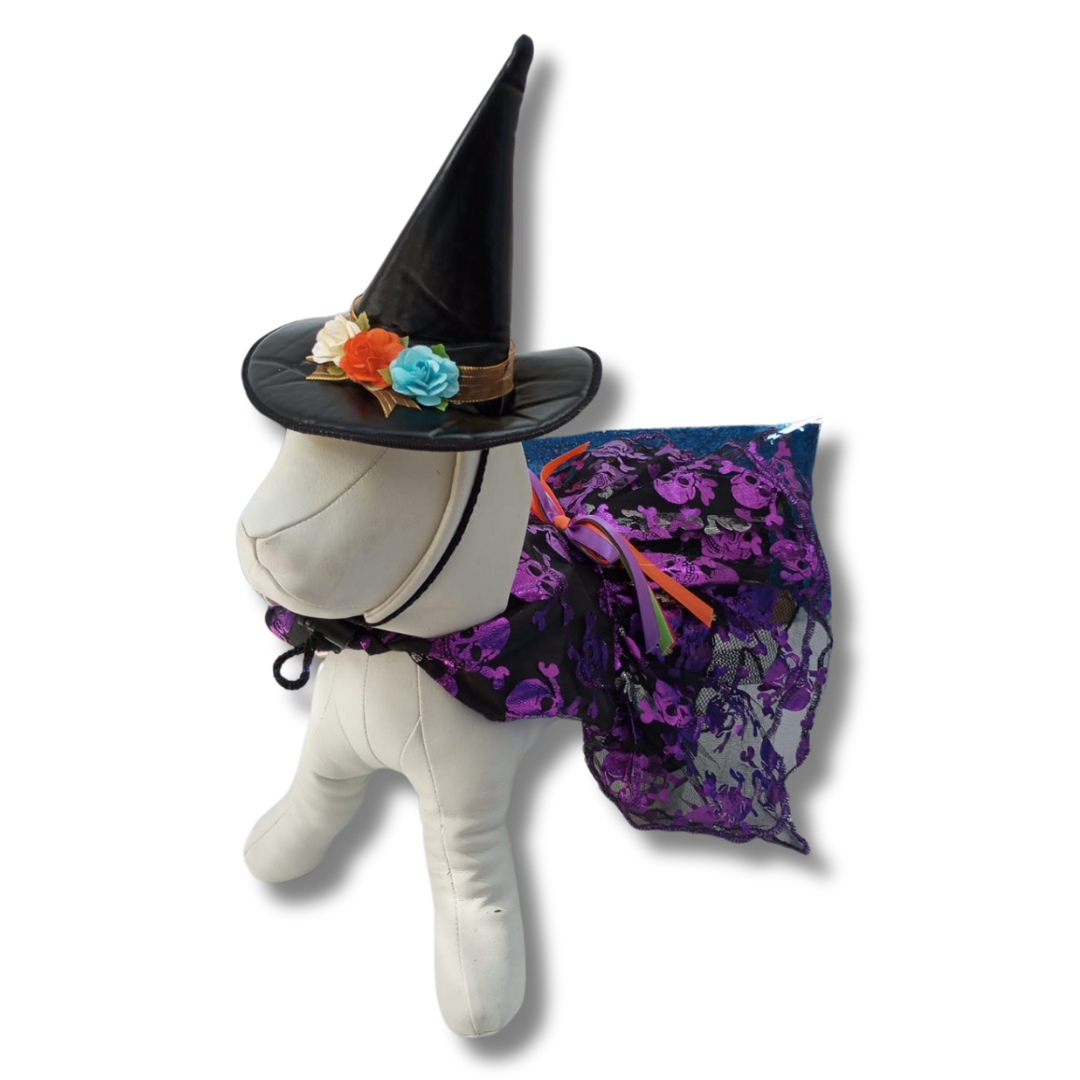 Disfraz En Forma De Bruja Para Mascotas