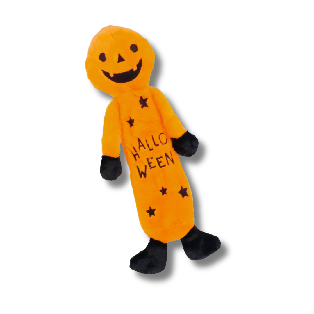 FLUFFY CHUMS JUGUETE DE PELUCHE CON SONIDO TIPO SQUEAKY ESTILO CALABAZA HALLOWEEN 38cm by SHARPAW
