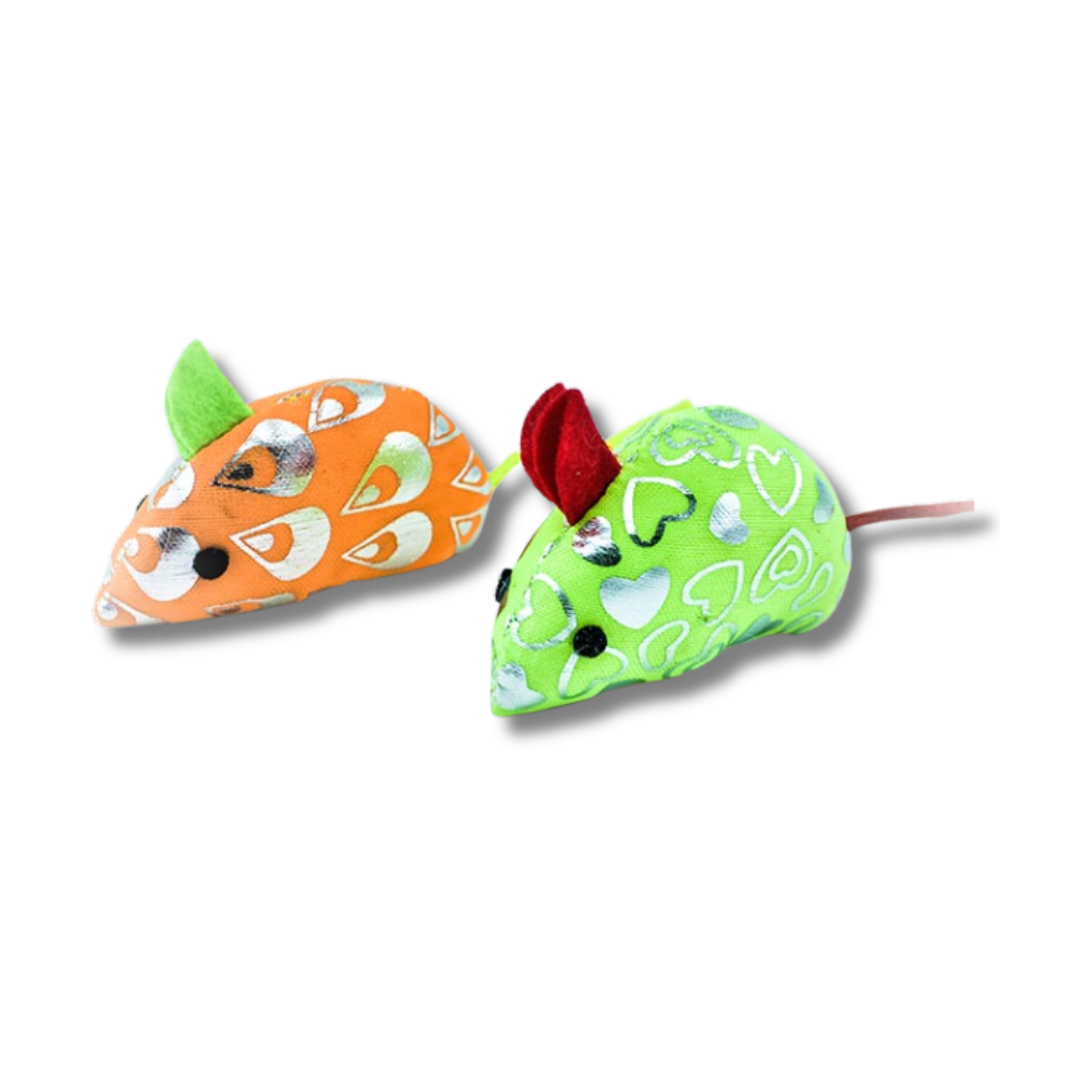 Juguete Peluche Sunny Pawffy En Forma De Ratón Estampado Para Gato