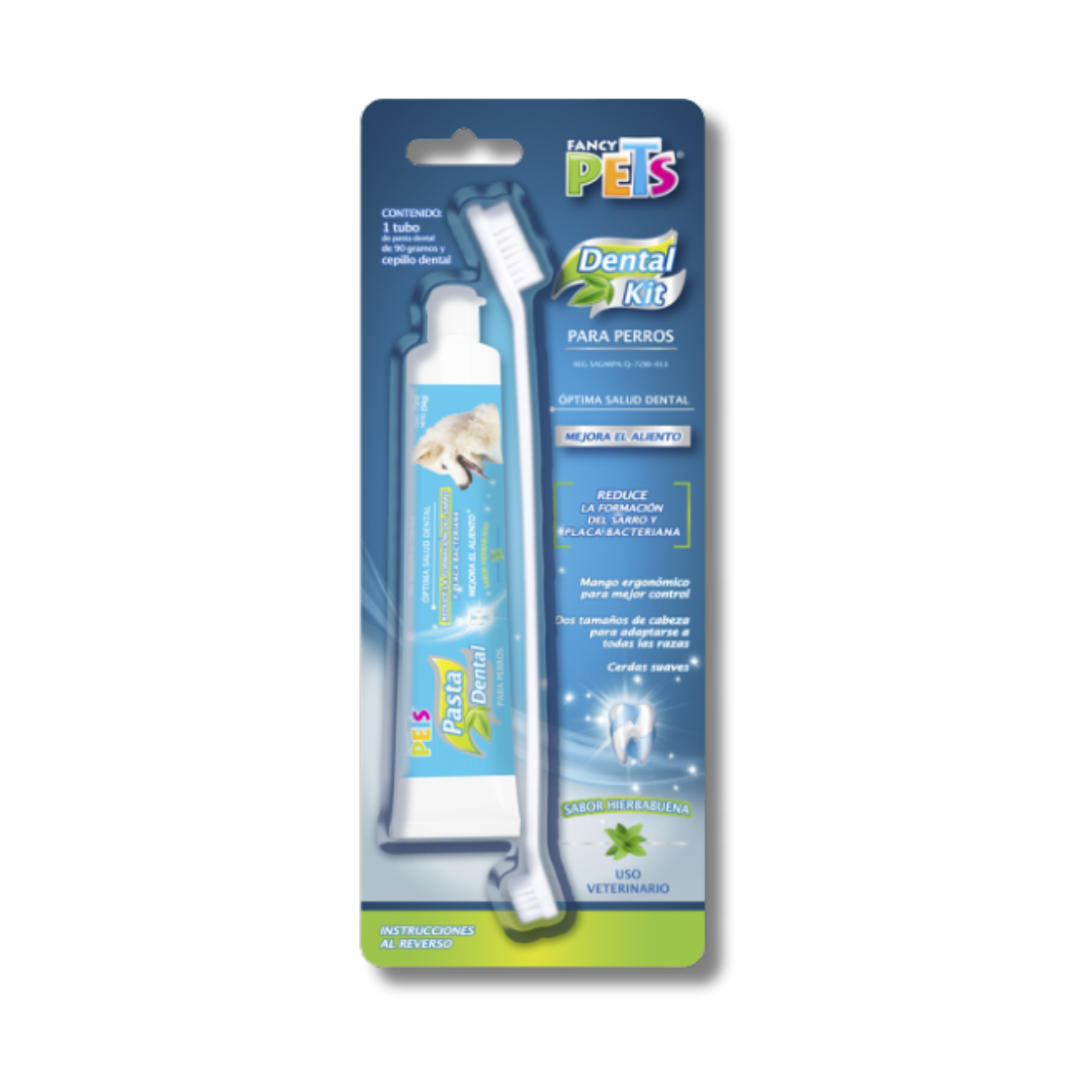 Kit Dental Fancy Pets Para Perros Incluye Pasta y Cepillo