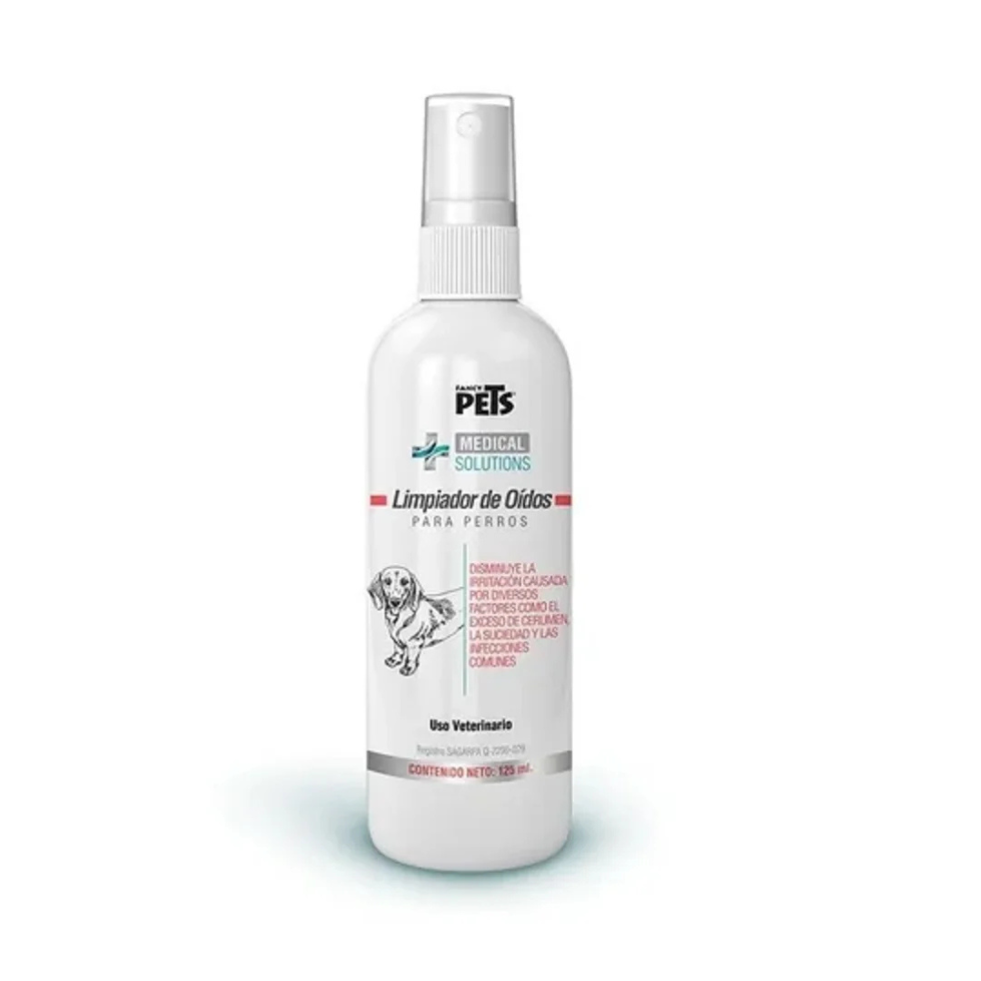 CAD LIMPIADOR DE OIDOS FANCY PETS MEDICAL SOLUTIONS PARA MASCOTAS 125 ML