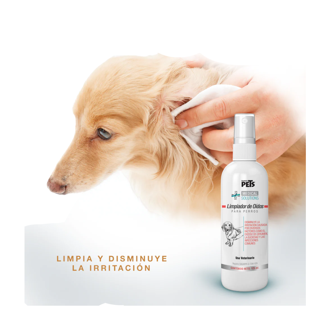 CAD LIMPIADOR DE OIDOS FANCY PETS MEDICAL SOLUTIONS PARA MASCOTAS 125 ML