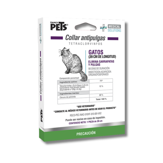 MS COLLAR ANTIPULGAS P/GATO (39CM)