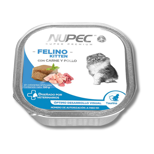 NUPEC CLUSTER FELINO KITTEN HUMEDO PIEZA 100 GMS
