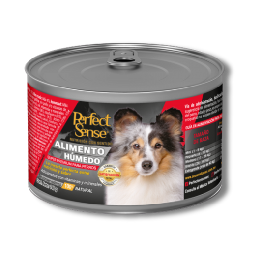 PERFECT SENSE LATA PARA PERRO 140 GR  6 PZAS