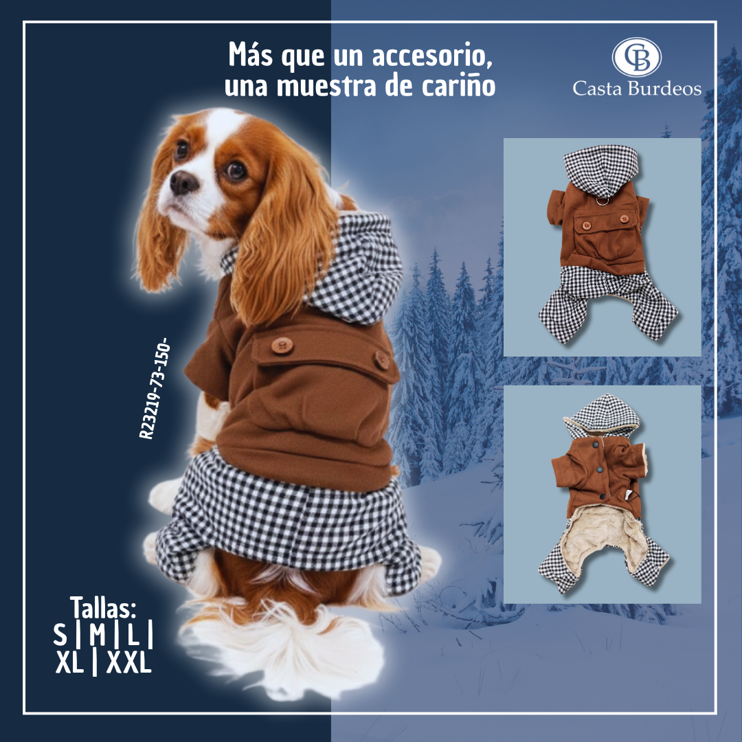 ROPA CON PANTALON CUADROS L CAFÉ