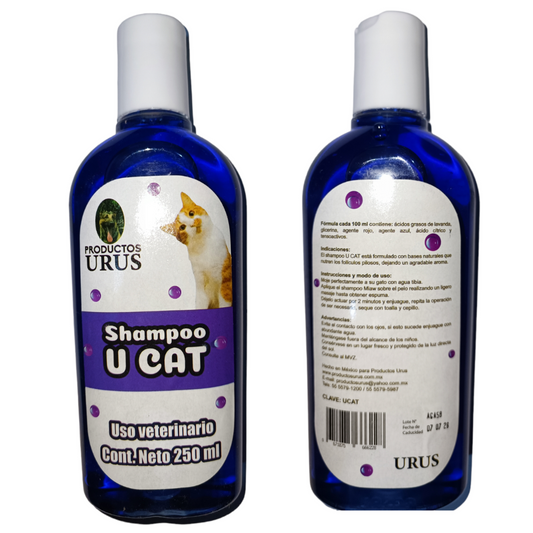 SHAMPOO URUS PARA GATO DE 250ML