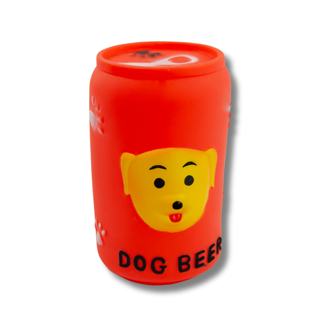 TINNY CHUMS LATA DE REFRESCO DE VINIL C/SONIDO TIPO SQUEAKY 11cm BY SHARPAW