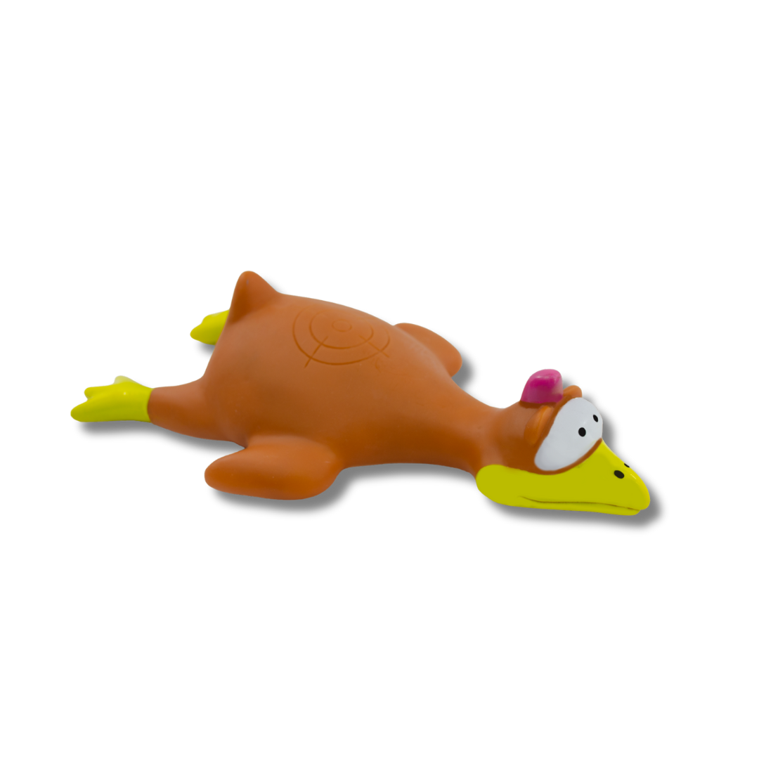 TINNY CHUMS PATO DE VINIL C/SONIDO TIPO SQUEAKY 26cm BY SHARPAW