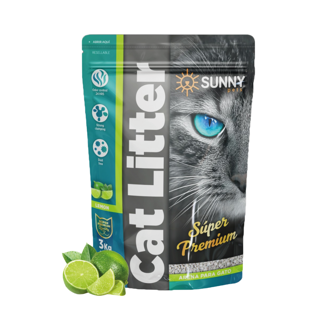 Arena Sunny Cat Litter Para Gatos de 3 Kg