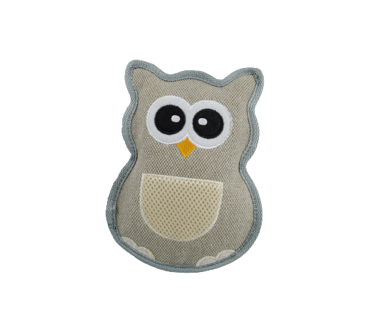 FLUFFY CHUMS JUGUETE DE PELUCHE CON SONIDO TIPO SQUEAKY ESTILO BUHO 23cm by SHARPAW