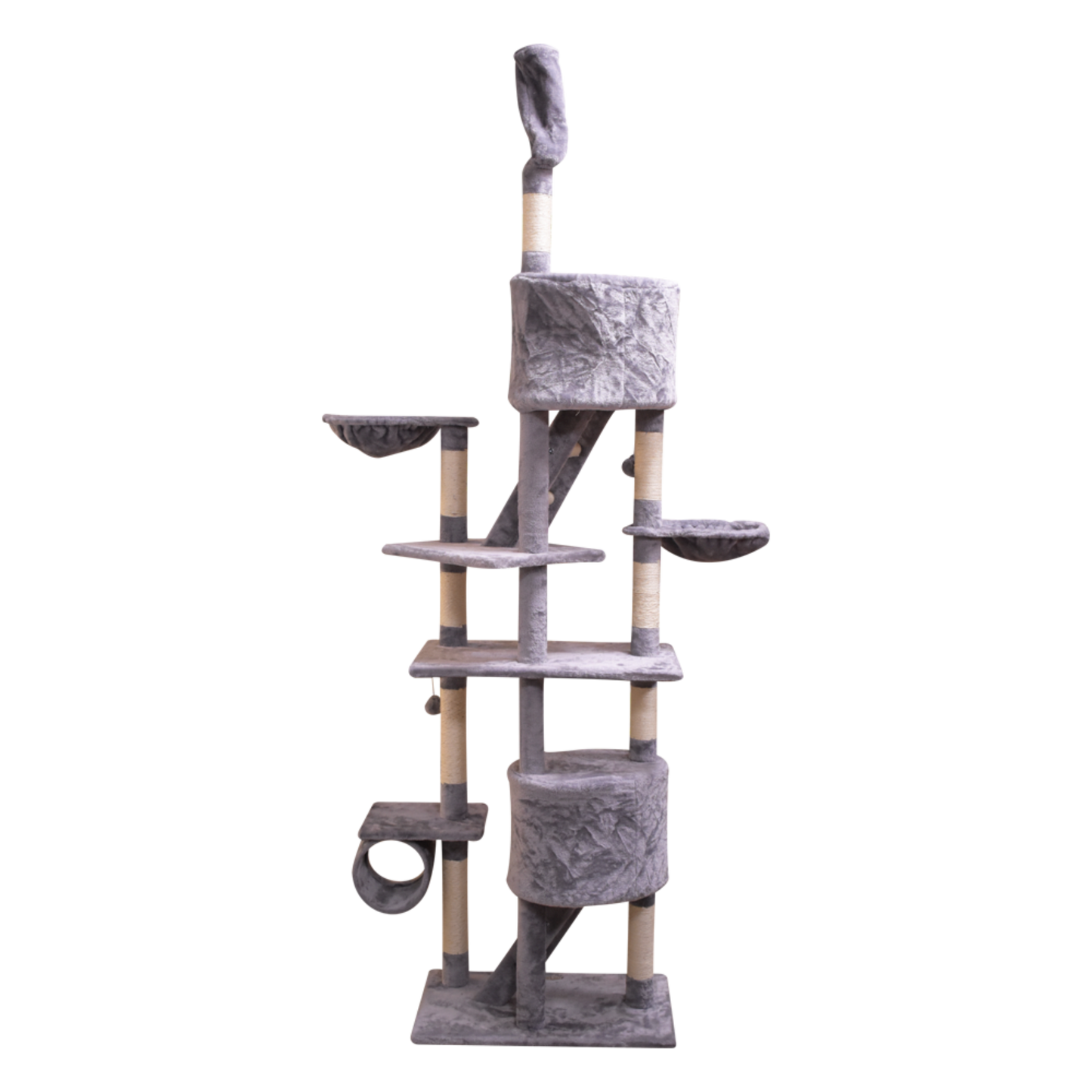 Rascadero Mueble Ankara Fancy Pets Con Túnel, Hamacas, Casas y Escaleras Para Gatos 240 cm