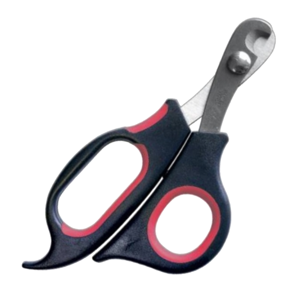 CORTAUÑAS DE ACERO INOXIDABLE, FOR PET, NEGRO C/ROJO