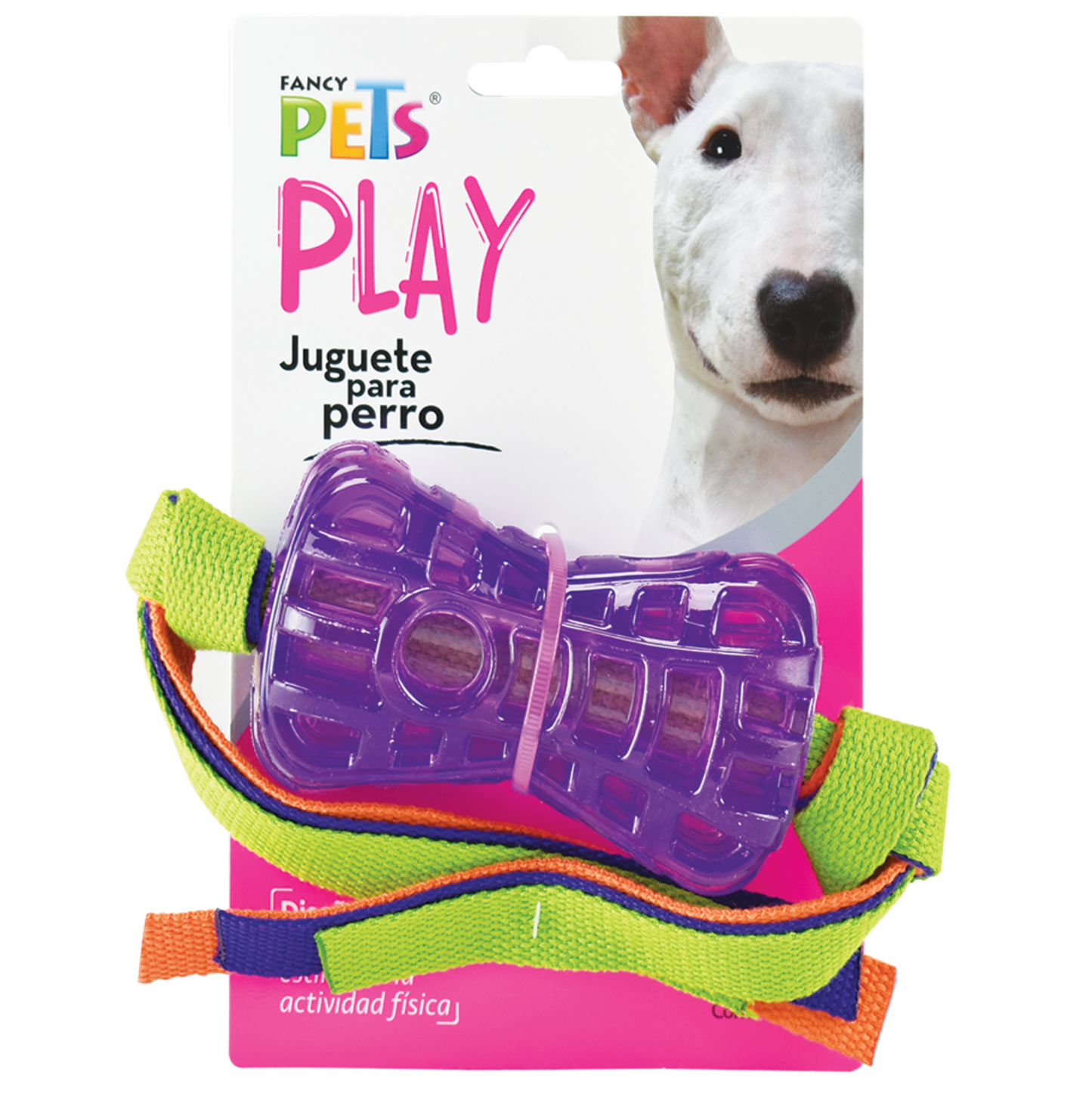 Juguete Fancy Pets En Forma De Hueso Con Cintas Para Perro (HASTA AGOTAR EXISTENCIAS)