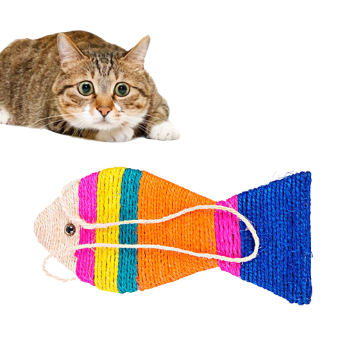 RASCADERO EN FORMA DE PESCADO