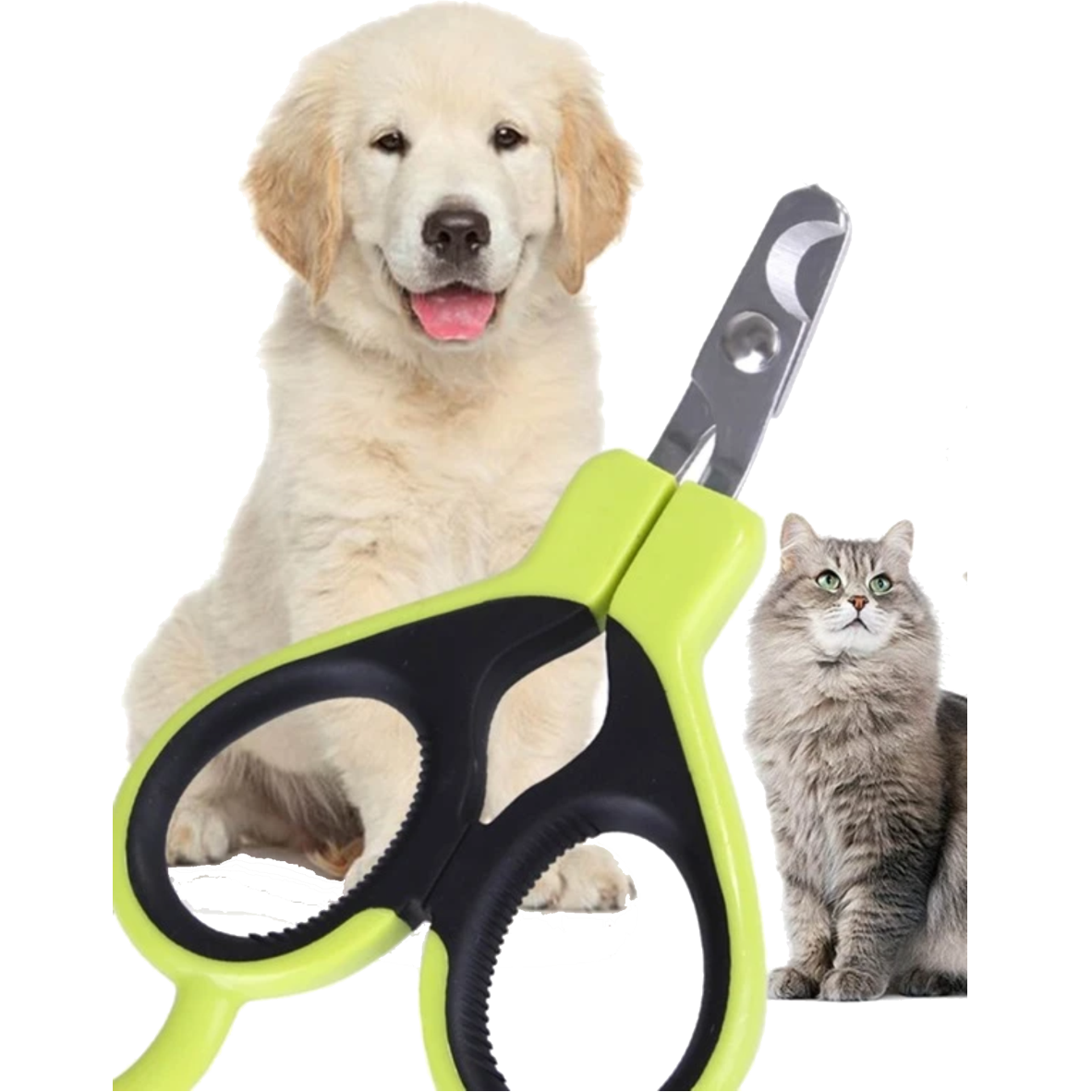 CORTA UÑAS PARA MASCOTAS COLOR VERDE