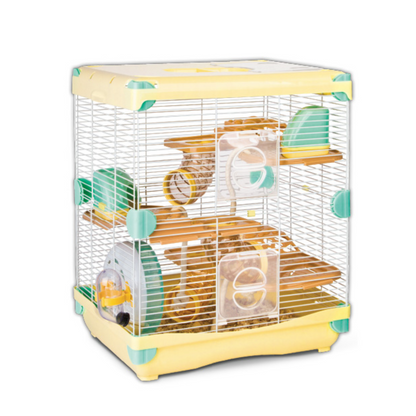 Jaula Casa Sunny De Plástico Para Hamster Importada De 2 Pisos Equipada