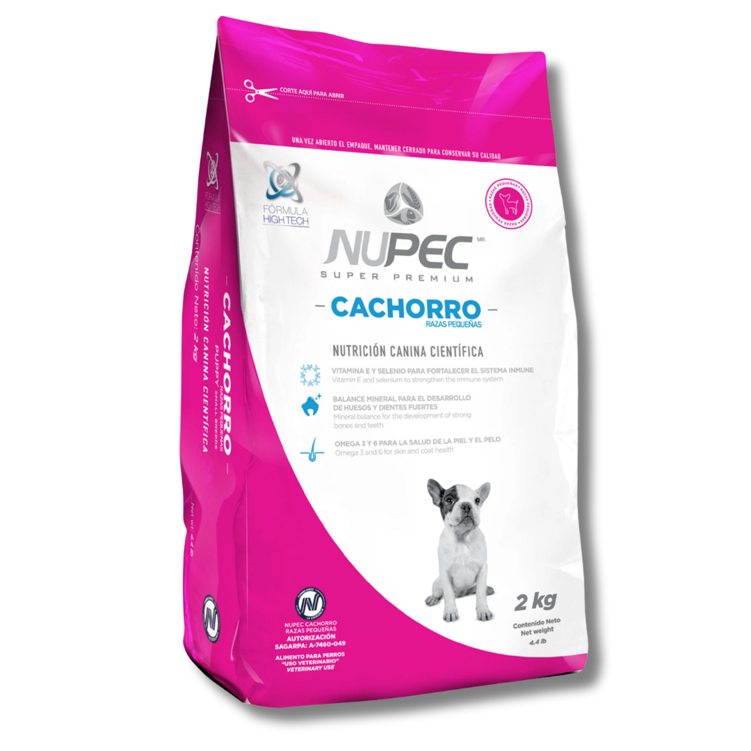 Alimento Nupec Croquetas Para Perro Cachorro De Raza Pequeña