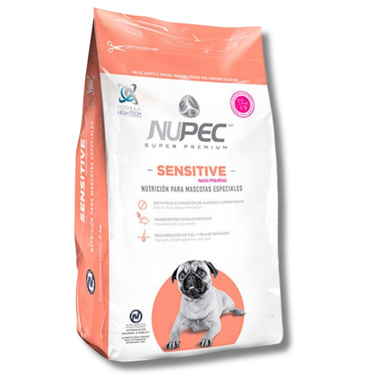 Alimento Nupec Sensitive Para Perros De Razas Pequeñas