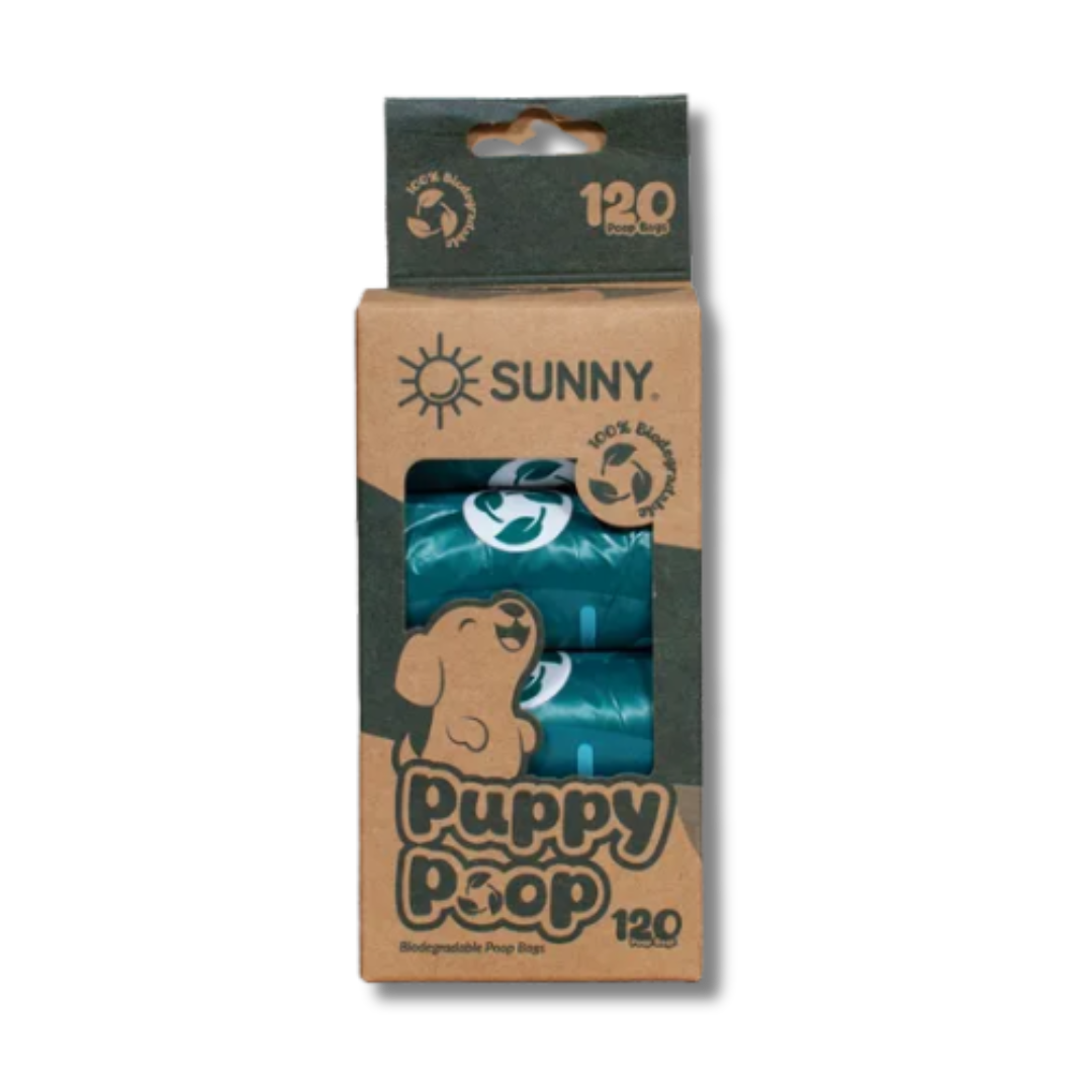 Bolsas biodegradables para desechos de perro. Incluye 8 rollos, 120 bolsas.**PASÓ AL CÓDIGO SP-7835**