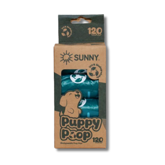 Bolsas biodegradables para desechos de perro. Incluye 8 rollos, 120 bolsas.**PASÓ AL CÓDIGO SP-7835**