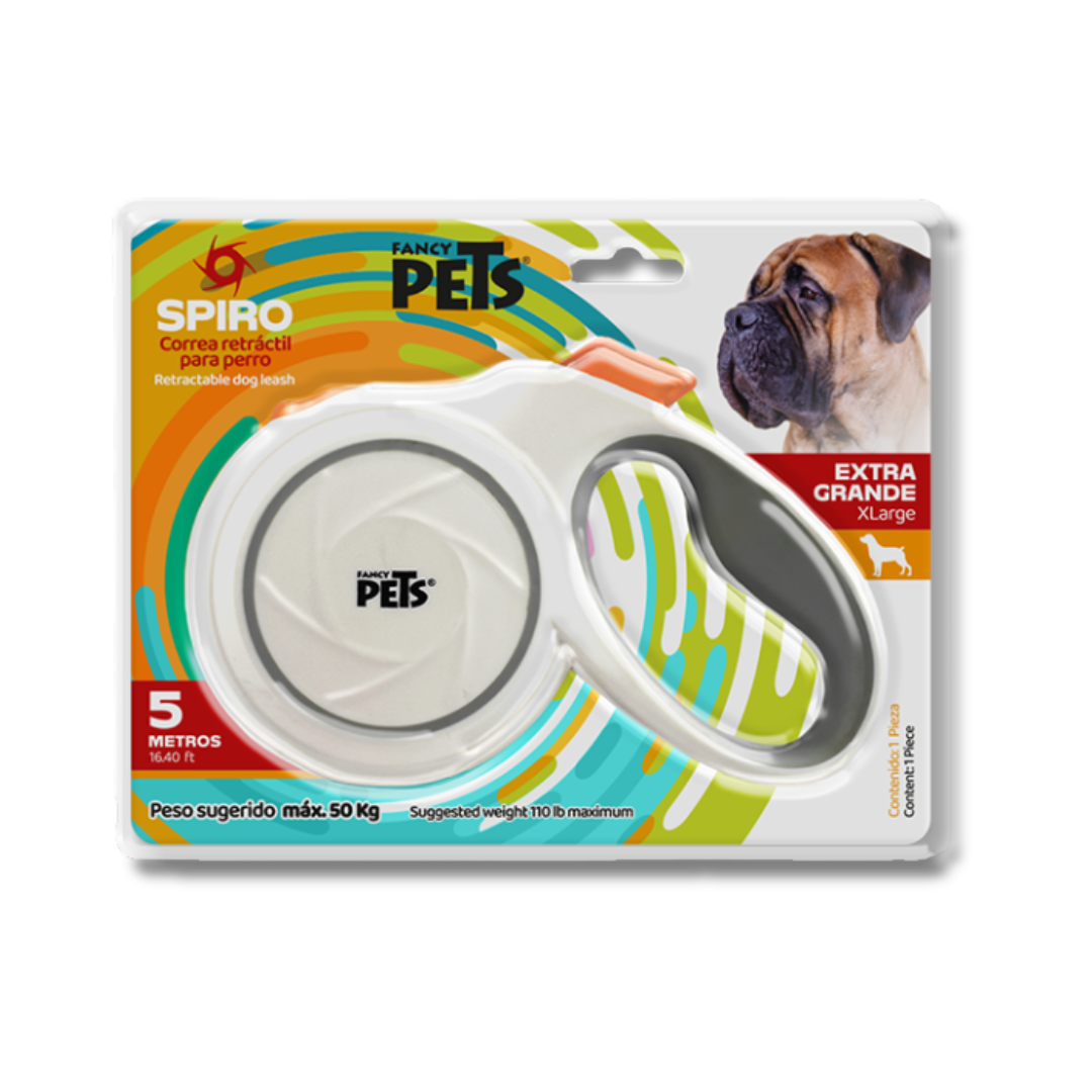 CORREA RETRACTIL SPIRO EXGDE BLANCA