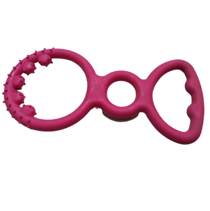 TINNY CHUMS MORDEDERA CON JALADERA DE CAUCHO SOLIDO VARIOS COLORES 13cm by SHARPAW