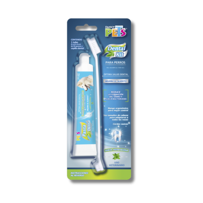 Kit Dental Fancy Pets Para Perros Incluye Pasta y Cepillo