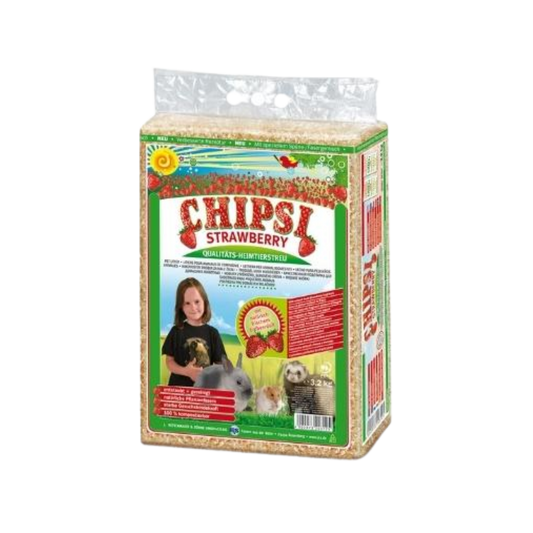 LECHO P/ROEDORES CHIPSI STRAWBERRY 15LT ASERRIN
