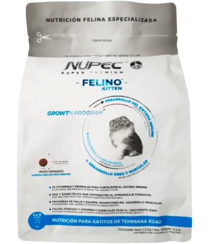 Alimento Nupec Para Gatito Felino Kitten Para Gato De Temprana Edad