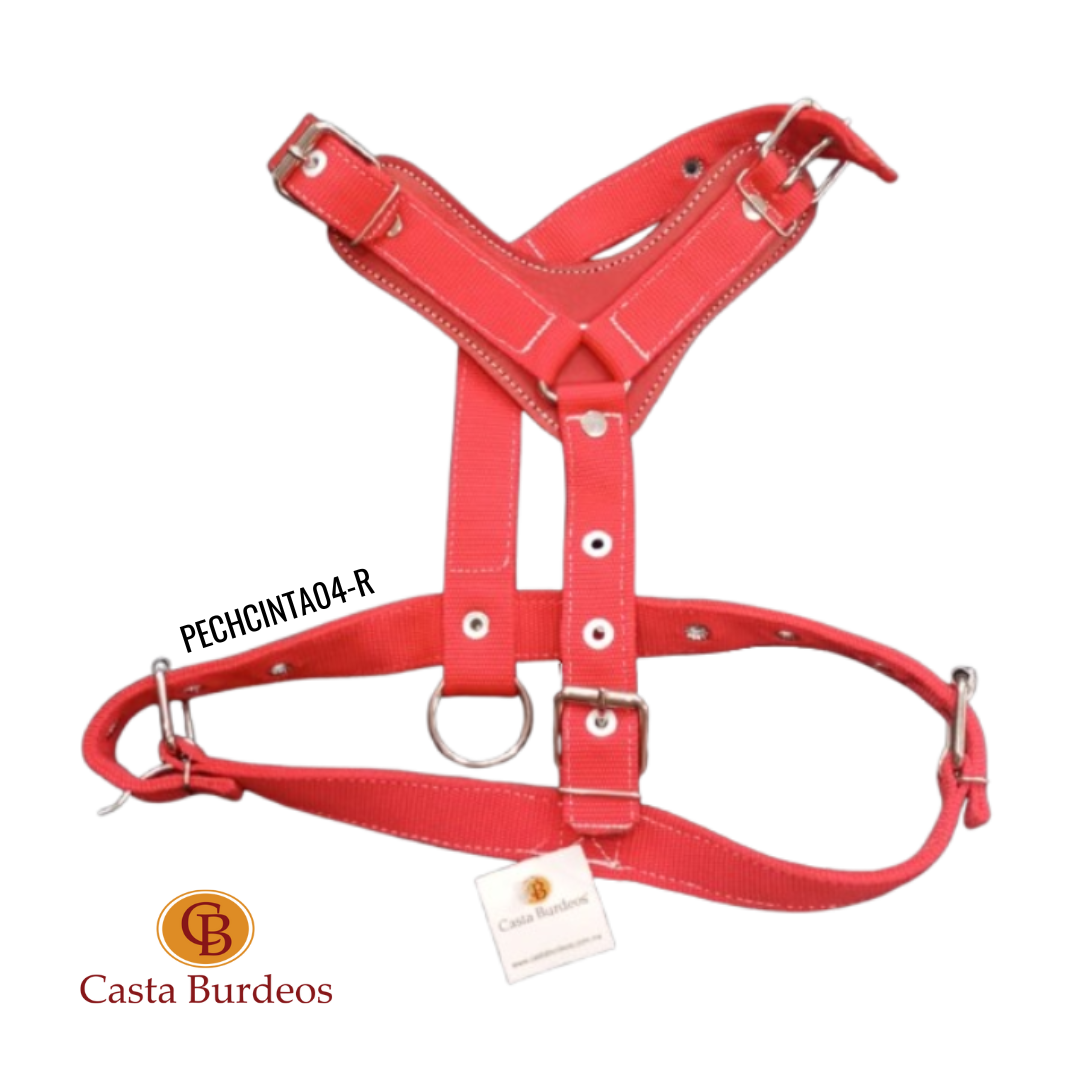 PECHERA DE CINTA TALLA 4 ROJA