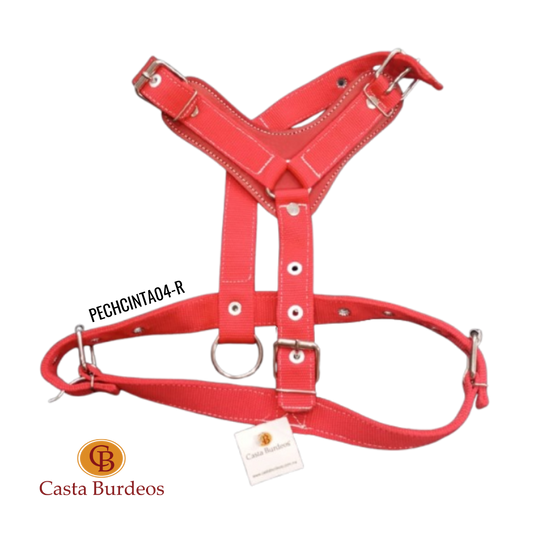PECHERA DE CINTA TALLA 4 ROJA