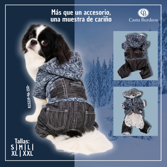 ROPA CON PANTALON TEXTURA 2XL AZUL