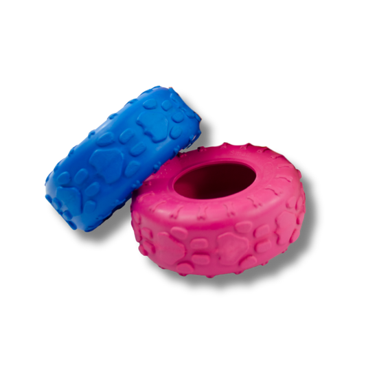 ROCKY CHUMS LLANTA CHICA  DE CAUCHO SOLIDO NATURAL 7cm BY SHARPAW