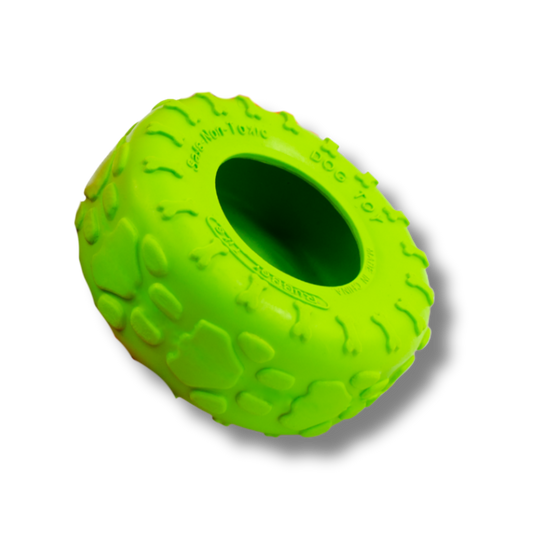 ROCKY CHUMS LLANTA MEDIANA DE CAUCHO SOLIDO NATURAL 9cm BY SHARPAW