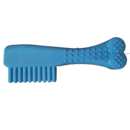 TINNY CHUMS CEPILLO DE CAUCHO SOLIDO VARIOS COLORES 13.5cm by SHARPAW