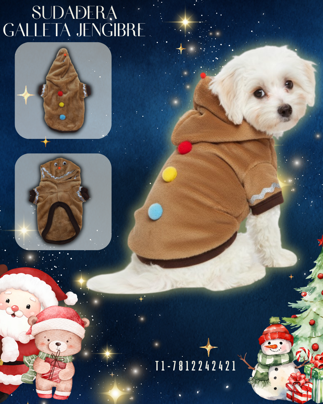 SUDADERA GALLETA JENGIBRE T1