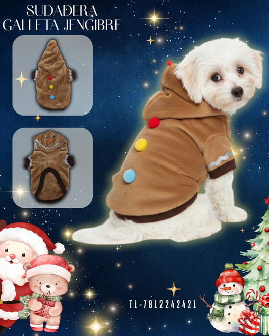 SUDADERA GALLETA JENGIBRE T1