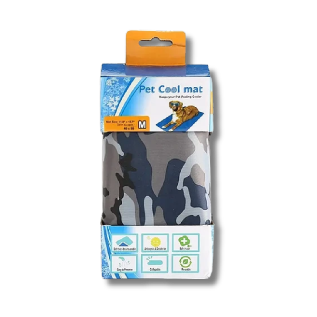 TAPETE REFRESCANTE ESTAMPADO AZUL MEDIANO