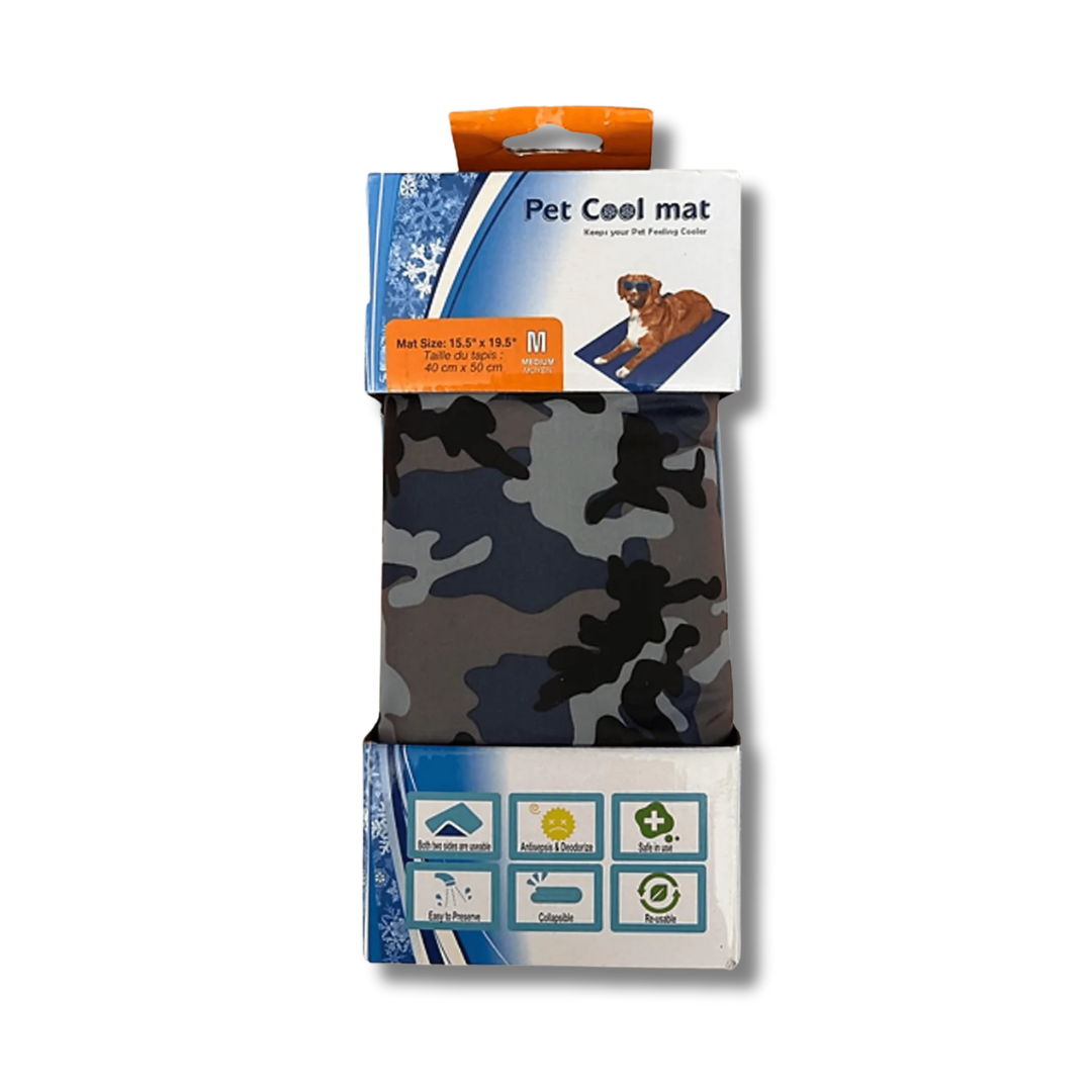 TAPETE REFRESCANTE ESTAMPADO AZUL MEDIANO