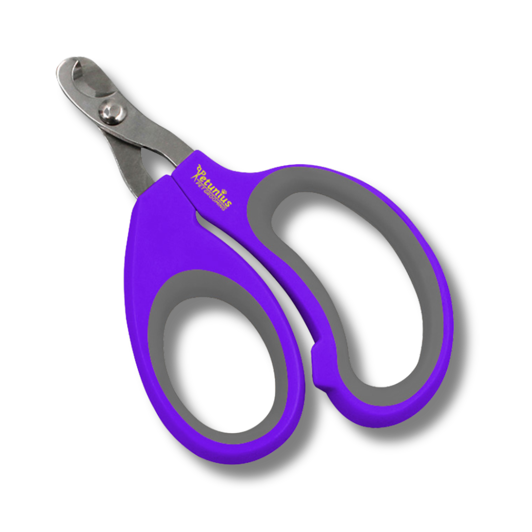 TIJERA CORTAUÑAS MINI CON MANGO ANTIDERRAPANTE PETUNIUS by SUNNY