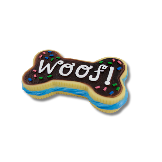 TINNY CHUMS GALLETA TIPO HUESO DEVINIL C/SONIDO TIPO SQUEAKY 13.7cm BY SHARPAW