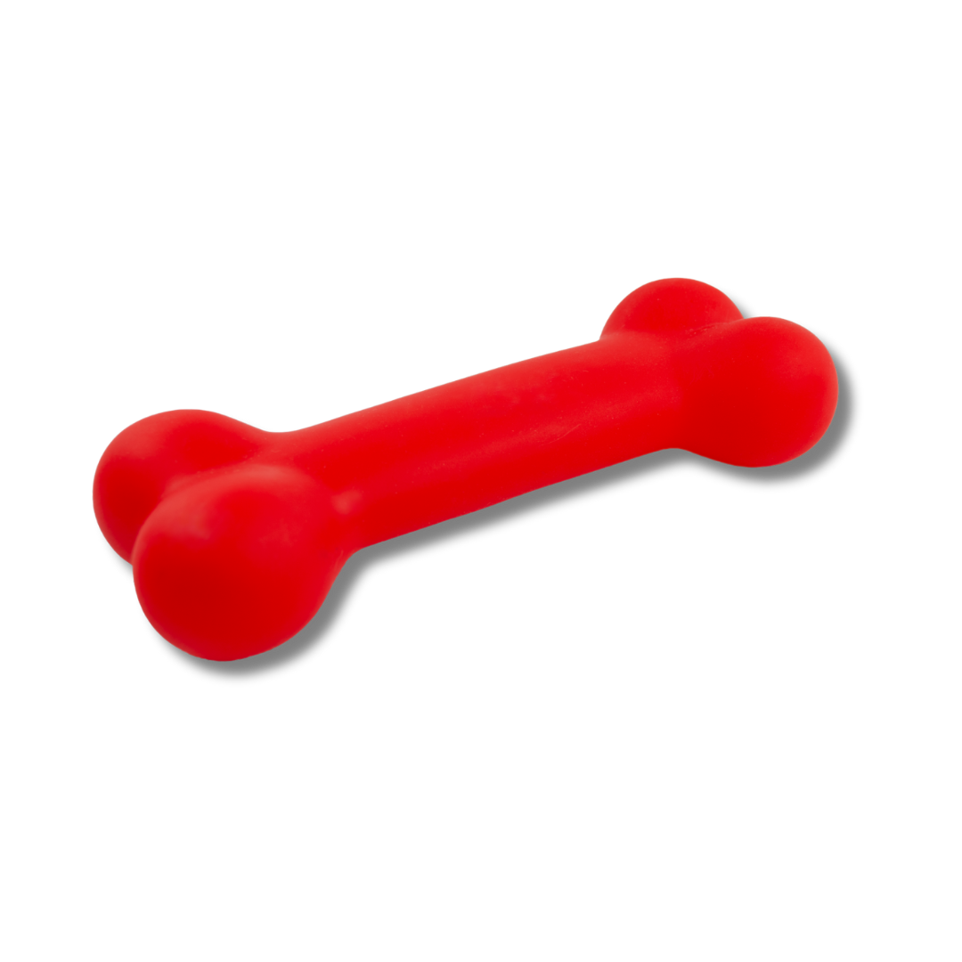 TINNY CHUMS HUESO DE VINIL LISO C/SONIDO TIPO SQUEAKY 20cm BY SHARPAW