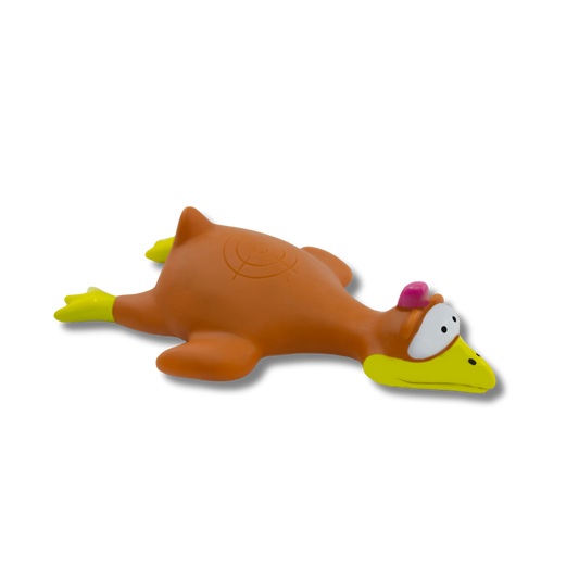 TINNY CHUMS PATO DE VINIL C/SONIDO TIPO SQUEAKY 26cm BY SHARPAW