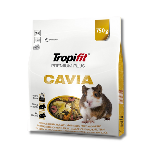 Tropifit Premium Plus Cavia 750g  Alimento Premium para Cuyos
